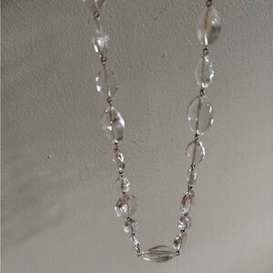 BANANA REPUBLIC Clear Beaded Necklace